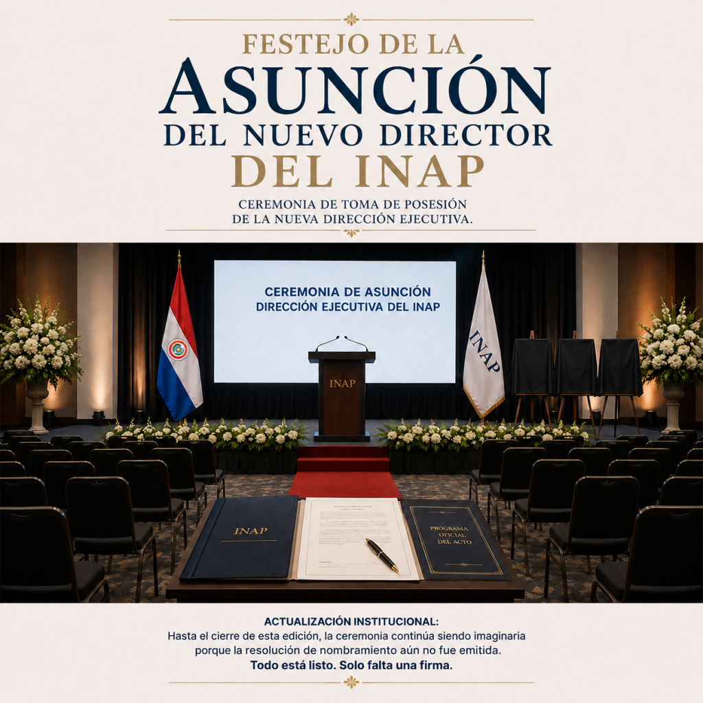 Sólo falta director del INAP! (INSTITUTO NACIONAL DEL AUDIOVISUAL PARAGUAYO)